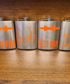 Gifts-Infinity 8 oz Hip Stainless Flask Set of 6 with Funnel 15 81Qn1YX6uwL