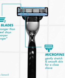 Gillette Mach3 Razor Refills for Men, 15 Razor Blade Refills 15 Refills 24 81QnaUIAWGL 1