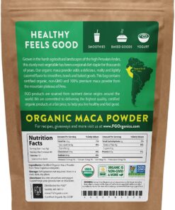 Alternative view of FGO Organic Peruvian Maca Root Powder, Raw from Peru, 16oz (Pack of 1) 1 Pound (Pack of 1)