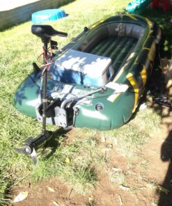 INTEX Seahawk Inflatable Boat Series: Includes Deluxe Aluminum Oars and High-Output Pump – SuperStrong PVC – Fishing Rod Holders – Heavy Duty Grab Handles – Gear Pouch Seahawk 4 Boat Set 47 81Qoq3ekFL