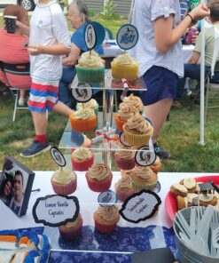 YestBuy 4 Tier Acrylic Cupcake Stand, Premium Cupcake Holder, Acrylic Cupcake Tower Display Cady Bar Party Décor – Display for Pastry(4.7" Between 2 Layers)… 4 Tier Square (4.7" between 2 layers) Clear 25 81QpLdx8yL