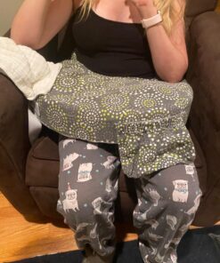 My Brest Friend Original Nursing Pillow | Ergonomic Breastfeeding Pillows | Supports Both Mom & Baby | Breastfeeding Essentials | Handy Side Pocket, Double Straps & Removable Cover, Fireworks 43 81QpMA7zC9L