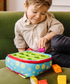 Alternative view of Melissa & Doug K's Kids Take-Along Shape Sorter Baby Toy With 2-Sided Activity Bag and 9 Textured Shape Blocks - Sensory / Travel /Toys For Toddlers And Infants