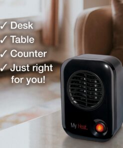 Lasko MyHeat Personal Mini Space Heater for Home with Single Speed, 6 Inches, Black, 200W, 100 27 81QqWbFPm3L