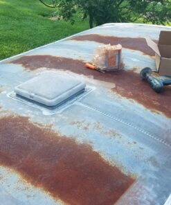 Beech Lane RV Roof and Leak Permanent Repair Tape 4" x 50', Permanently Stops Camper Roof Leaks, UV and Weatherproof Sealant 53 81Qrt6SqHbL