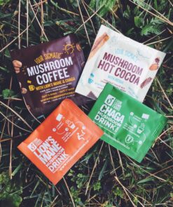 Organic Instant Coffee Powder by Four Sigmatic | Arabica Instant Coffee Singles with Cordyceps, Chaga and Eleuthero | Mushroom Coffee Instant Mix for Better Focus and Immune Support | 10 Packets Protect w/ Chaga & Cordyceps 0.09 Ounce (Pack of 10) 37 81Qs2izIfxL