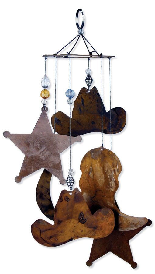 Sunset Vista Designs Horsing Around Western Wind Chime, Small