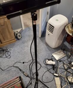 Skywin VR Tripod Stand - 2 Pack, HTC Vive Compatible Sensor Stand and Base Station for Vive Sensors or Oculus Rift Constellation (Black) Black 31 81QtMTzPpbL