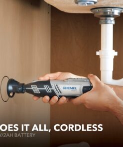 Dremel 8220-1/28 12-Volt Max Cordless Rotary Tool Kit- Engraver, Sander, and Polisher- Perfect for Cutting, Wood Carving, Engraving, Polishing, and Detail Sanding- 1 Attachment & 28 Accessories 29 Piece Kit 26 81QtssRmXL