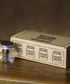Hayley Cherie® - Mason Jar Shot Glasses with Lids (Set of 8) – Mini Mason Shooter Glass - 2 Ounces - For Drinks, Liquor, Favors, Desserts, Parties, Birthdays, Gifts 24 81Qw2mzVsAL