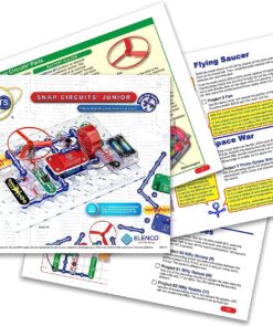 Snap Circuits Jr. SC-100 Electronics Exploration Kit, Over 100 Projects, Full Color Project Manual, 28 Parts, STEM Educational Toy for Kids 8 + Standard Packaging 39 81Qx0Z9p2WL