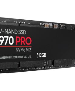 Samsung 970 PRO SSD 512GB - M.2 NVMe Interface Internal Solid State Drive with V-NAND Technology (MZ-V7P512BW), Black/Red 27 81QxRxOtFyL