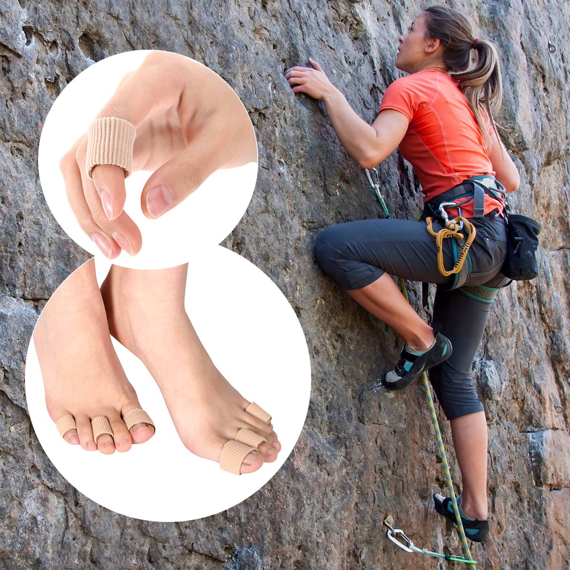 24 Pieces Toe Tubes 0.98 Inches Toe Cushion Tube Corn Pads for Toes Sleeves Soft Gel Protectors for Cushions Corns Blisters Calluses Toes and Fingers 3 Size (Brown) Brown 6 24 Pieces Toe Tubes 0.98 Inches Toe Cushion Tube Corn Pads for Toes Sleeves Soft Gel Protectors for Cushions Corns Blisters Calluses Toes and Fingers 3 Size (Brown) Brown - Image 6