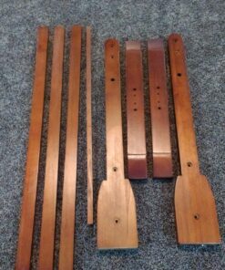 Studio Designs Vintage Drafting Table - Antique Design Solid Wood Drafting Table with Built-In Pencil Groove and Pencil Ledge - Angle Adjustable Work Surface Rustic Oak 42" 77 81QyTPG16oL