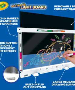 Alternative view of Crayola Ultimate Light Board - White, Kids Tracing & Drawing Board, Holiday & Birthday Gift for Boys & Girls, Toys, Ages 6, 7, 8