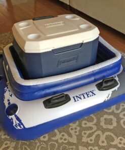 Intex Mega Chill II, Inflatable Floating Cooler, 48" X 38" 31 81QzW5sqlL