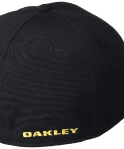 Oakley Mens Tincan Cap Hat, Black/Carbon Fiber Small-Medium Blackout/Pure Gold 4 81Qzy352sFL