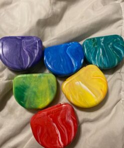 Marble Retainer Cases, Assorted Colors, Pack of 6 26 81R oKUhAwL