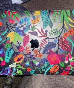 May Chen Compatible with New MacBook Air 13 inch Case 2021, 2020 2019 2018 Release Model: M1 A2337 A2179 A1932, Floral Leaves Garden Rainbow Hard Shell Case for New Mac Air 13 & Retina Dispaly Bright Colorful Flowers 40 81R0y6TZ3EL 2