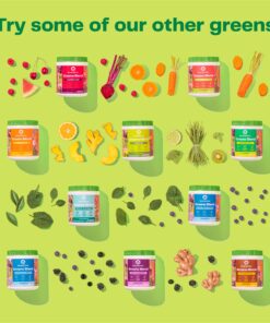 Amazing Grass Greens Blend Alkalize & Detox: Smoothie Mix, Cleanse with Super Greens & Beet Root Powder, Digestive Enzymes, Prebiotics & Probiotics, 30 Servings (Packaging May Vary) 27 81R1LQ6uYwL