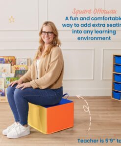 ECR4Kids SoftZone Adult Cozy Cube, Flexible Seating, Assorted 20 81R1Wt7t0vL