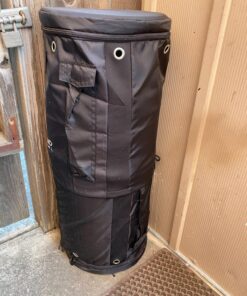 Outland Living Firebowl UV and Weather Resistant 740 Propane Gas Tank Cover with Stable Tabletop Feature, Fits Standard 20 lb Tank Cylinder, Ventilated with Storage Pocket Cover + Tabletop Black 29 81R25vX4YL