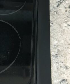 Silicone Stove Counter Gap Cover / Filler by Kindga 25" Long, Sealing Spills Between Kitchen Appliances Washing Machine and Stovetop, Set of 2 (Black) 25" Black 35 81R33LKCDWL