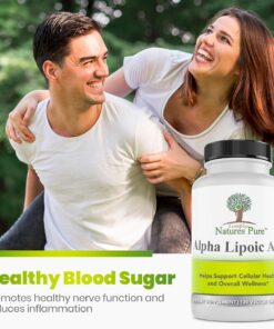 Simply Natures Pure Alpha Lipoic Acid 600mg 120 Veggie Capsules, Non-GMO Thioctic Acid 4 Month Supply 120 Count (Pack of 1) 27 81R3BNee0EL