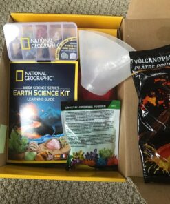 NATIONAL GEOGRAPHIC Earth Science Kit - Over 15 Science Experiments for Kids, Crystal Growing Kit, Volcano Science Kit, Dig Kits & Gemstones, STEM Project Toy for Boys and Girls (Amazon Exclusive) 37 81R3YBrg8YL