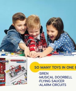 Snap Circuits Jr. SC-100 Electronics Exploration Kit, Over 100 Projects, Full Color Project Manual, 28 Parts, STEM Educational Toy for Kids 8 + Standard Packaging 31 81R44IySoFL