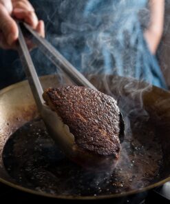 Matfer Bourgeat, Gray 0 Black Steel Round Frying Pan, 10 1/4-Inch 29 81R4MdjSteL