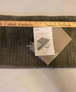Pure Enrichment® PureRelief™ XL Heating Pad - 12" x 24" Electric Heating Pad for Back Pain & Cramps, 6 Heat Settings, FSA/HSA Eligible, Soft Machine Wash Fabric, Auto-Off & Moist Heat (Charcoal Gray) 44 81R5VCNOkL