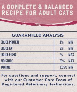 Natural Balance Limited Ingredient Adult Grain-Free Wet Canned Cat Food, Salmon & Green Pea Recipe, 5.5 Ounce (Pack of 24) 18 81R5VCcSxBL