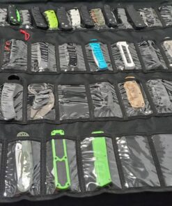 Spyderco Large SpyderPac - 30 Deep Pockets with Heavy Duty Polyester Design and Clear Plastic Window - SP1 44 81R5qhr2JKL