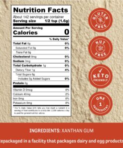 Alternative view of Judee's Xanthan Gum - 8 oz - Baking Supplies - Delicious and 100% Gluten-Free - Great for Keto Syrups, Soups, and Sauces - Enhances Texture and Thickens Dough and Baked Goods 8 Ounce (Pack of 1)