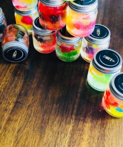 Hayley Cherie® - Mason Jar Shot Glasses with Lids (Set of 8) – Mini Mason Shooter Glass - 2 Ounces - For Drinks, Liquor, Favors, Desserts, Parties, Birthdays, Gifts 35 81RBGhomTwL