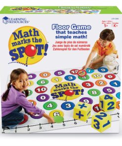 Learning Resources Math Marks The Spot Floor Game, Homeschool, Number Recognition, Addition & Subtraction, Ages 5+ 11 81RCCq3FtGL