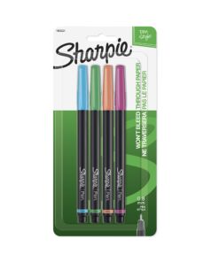 Sanford 1802224 Sharpie Pen Stylo, Fine Point, Assorted Colors, 4-Count Assorted Colors(Stylish)