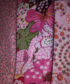 RayLineDo® 10 Pcs Different Pattern Multi Color 100% Cotton Poplin Fabric Fat Quarter Bundle 18" x 22" Patchwork Quilting Fabric Yellow and Pink Series 23 81RGL6fgyCL