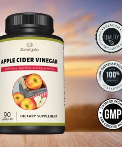 Premium Apple Cider Vinegar Capsules – Includes Apple Pectin, Spirulina & Kelp – ACV to Help Support Overall Wellness – Powerful Apple Cider Vinegar Pills – 90 Apple Cider Vinegar Capsules 16 81RGm1aHmL 1
