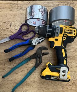 Dryer Vent Duct Cleaning Kit - Gardus RLE202 LintEater Rotary Dryer Vent Cleaner Kit, Removes Lint, Dryer Vent Cleaning System Extends Up to 12’ with 4 Flexible 3' Rods, Air Duct Cleaning Tools 42 81RH3aE7twL