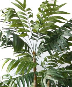 Pure Garden 50-10004 5 Foot Tropical Palm Artificial Tree, 30x30 , Green Tropical Palm Tree 12 81RIVUacCAL