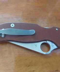 Spyderco Para 3 Signature Folding Utility Pocket Knife with 2.95" Stainless Steel Blade and G-10 Handle - Everyday Carry - PlainEdge - C223GP 32 81RJFIWNL