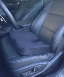 Kieba Coccyx Seat Cushion, Cool Gel Memory Foam Large Orthopedic Tailbone Pillow for Sciatica, Back, and Tailbone Pain (Black) Black 23 81RKVU72UnL