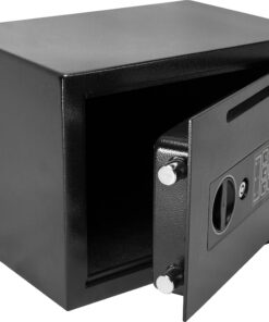 Barska AX11934 Compact 0.57 Cubic Ft Digital Multi-User Keypad Security Business Depository Drop Safe with Front Load Drop Box for Money, Cash & Mail Lock Box Compact Drop Slot 20 81RKfuYShES