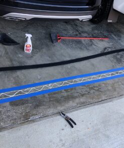 20Ft Weather Universal Garage Door Bottom Threshold Seal Strip DIY Weather Stripping Replacement,Not Include Sealant/Adhesive (Black) 20 Ft 17 81RLI3l9ciL