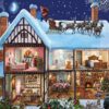 White Mountain Puzzles Christmas House - 1000 Piece Jigsaw Puzzle 4 81RLliqTv9L