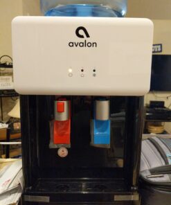 Avalon Premium Hot/Cold Top Loading Countertop Water Cooler Dispenser With Child Safety Lock. UL Listed- White countertop white 43 81RMDdD60dL