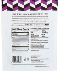 COCOMELS Organic Dairy Free Caramels Original, 3.5 OZ 9 81RNWuuHdkL