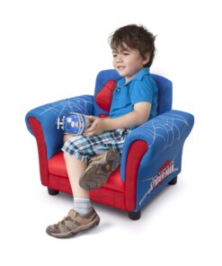 Alternative view of Delta Children Figural Upholstered Chair, Marvel Spider-Man (Blue, Red)